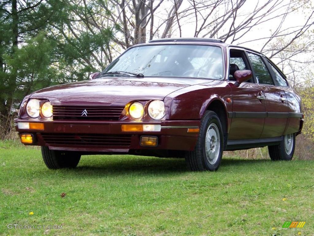 1988 CX 25 GTi - Dark Rouge Metallic / Dark Rouge photo #1