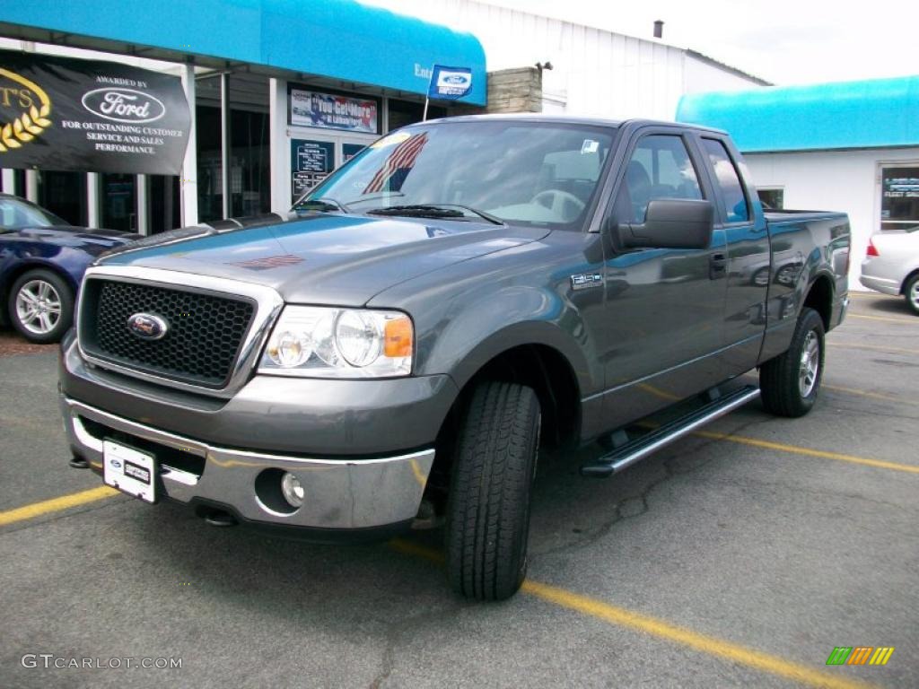 2007 F150 XLT SuperCab 4x4 - Dark Shadow Grey Metallic / Medium/Dark Flint photo #1