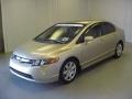 2007 Borrego Beige Metallic Honda Civic LX Sedan  photo #3