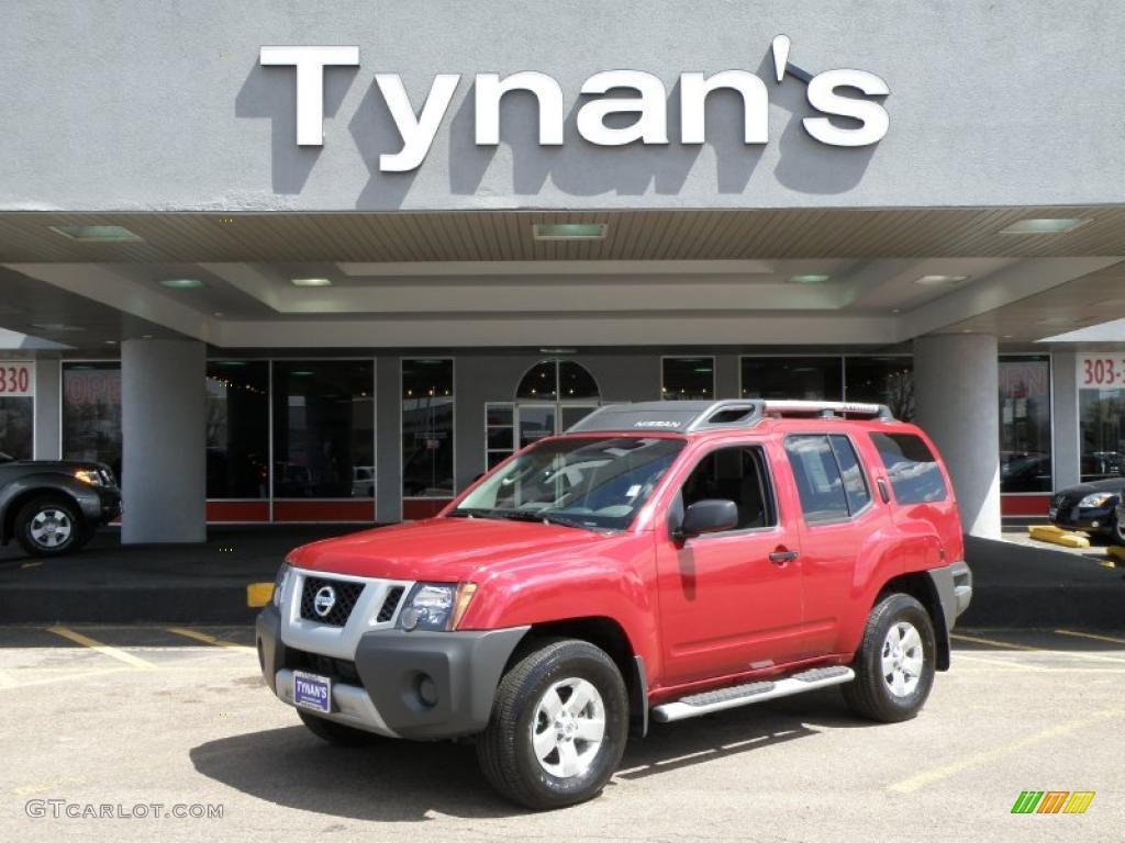 2009 Xterra X 4x4 - Red Brick / Graphite/Steel photo #1