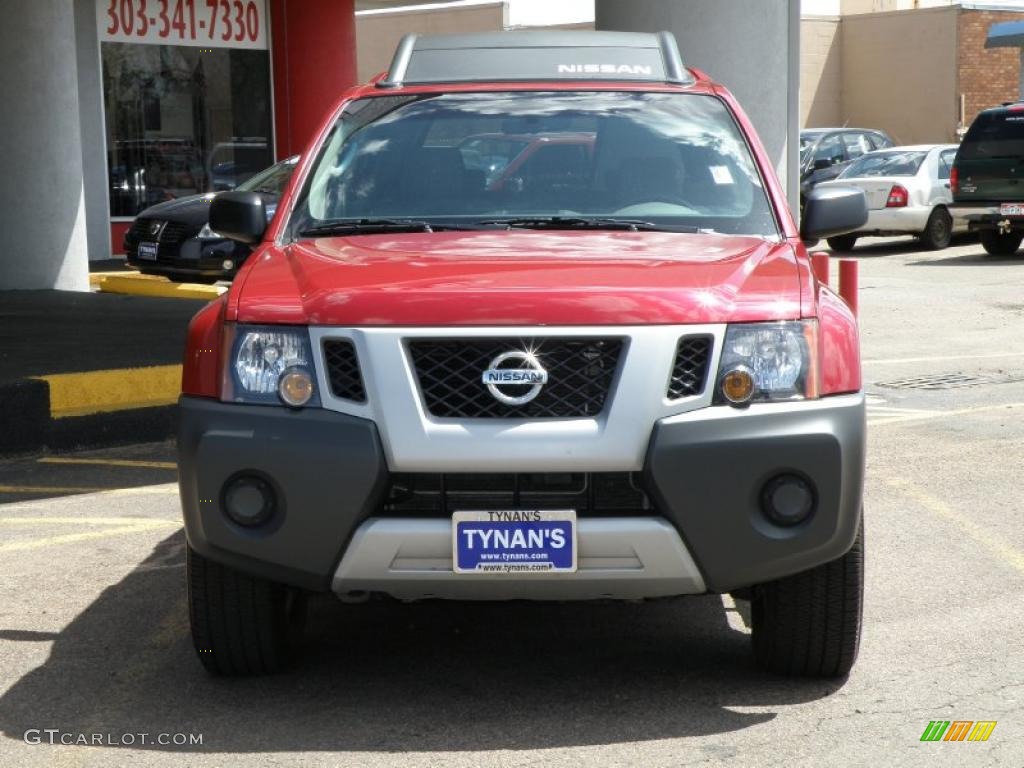 2009 Xterra X 4x4 - Red Brick / Graphite/Steel photo #2
