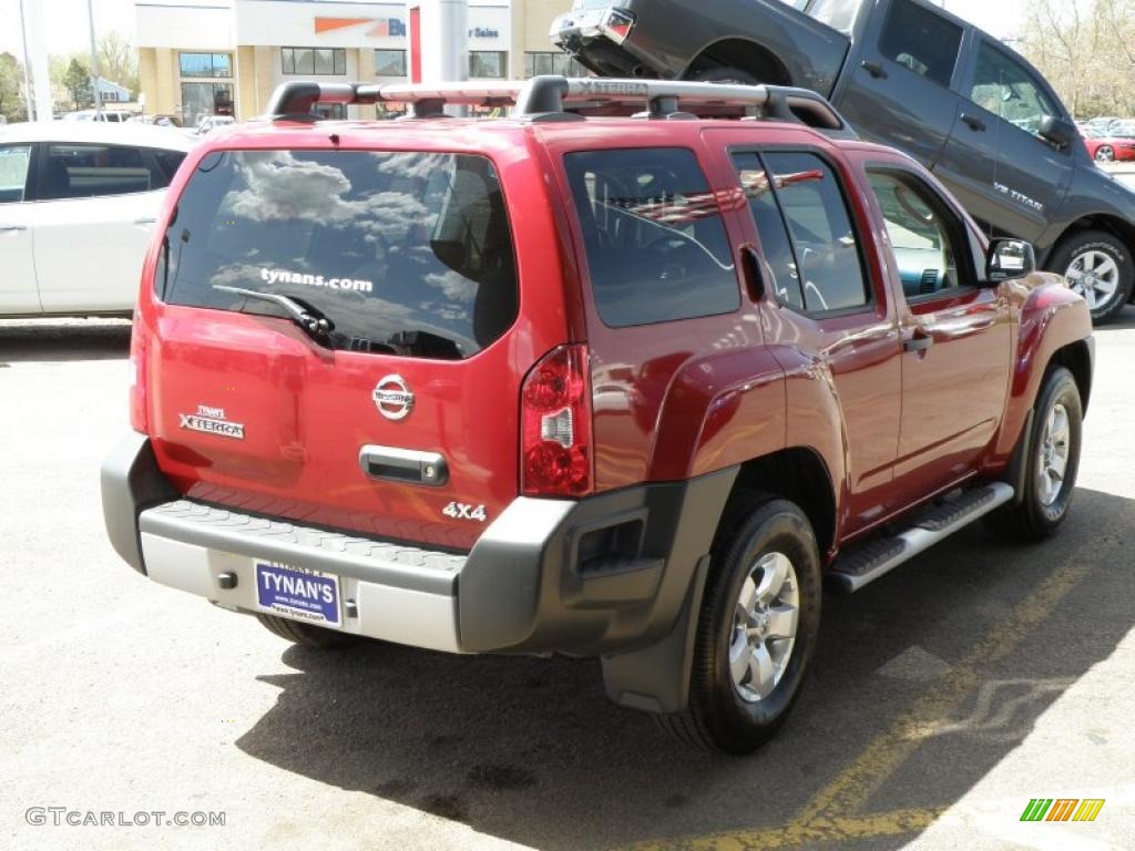 2009 Xterra X 4x4 - Red Brick / Graphite/Steel photo #6