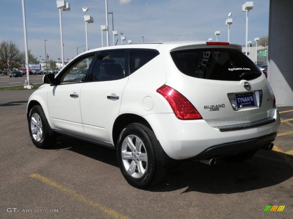 2007 Murano SL AWD - Glacier Pearl White / Cafe Latte photo #4