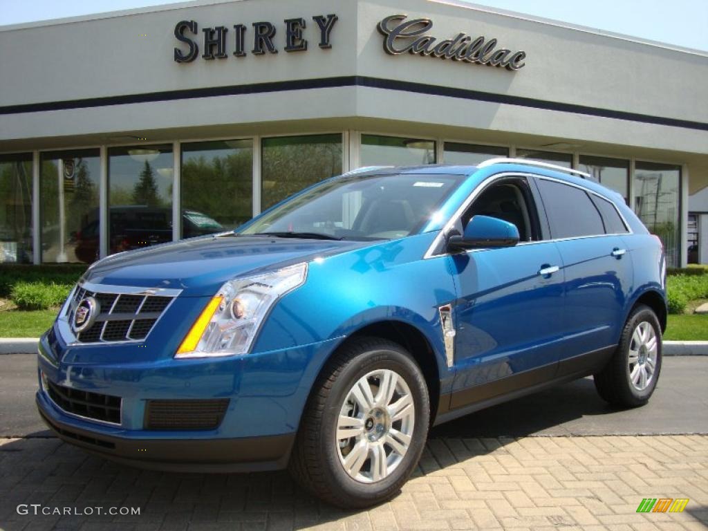 Caribbean Blue Cadillac SRX