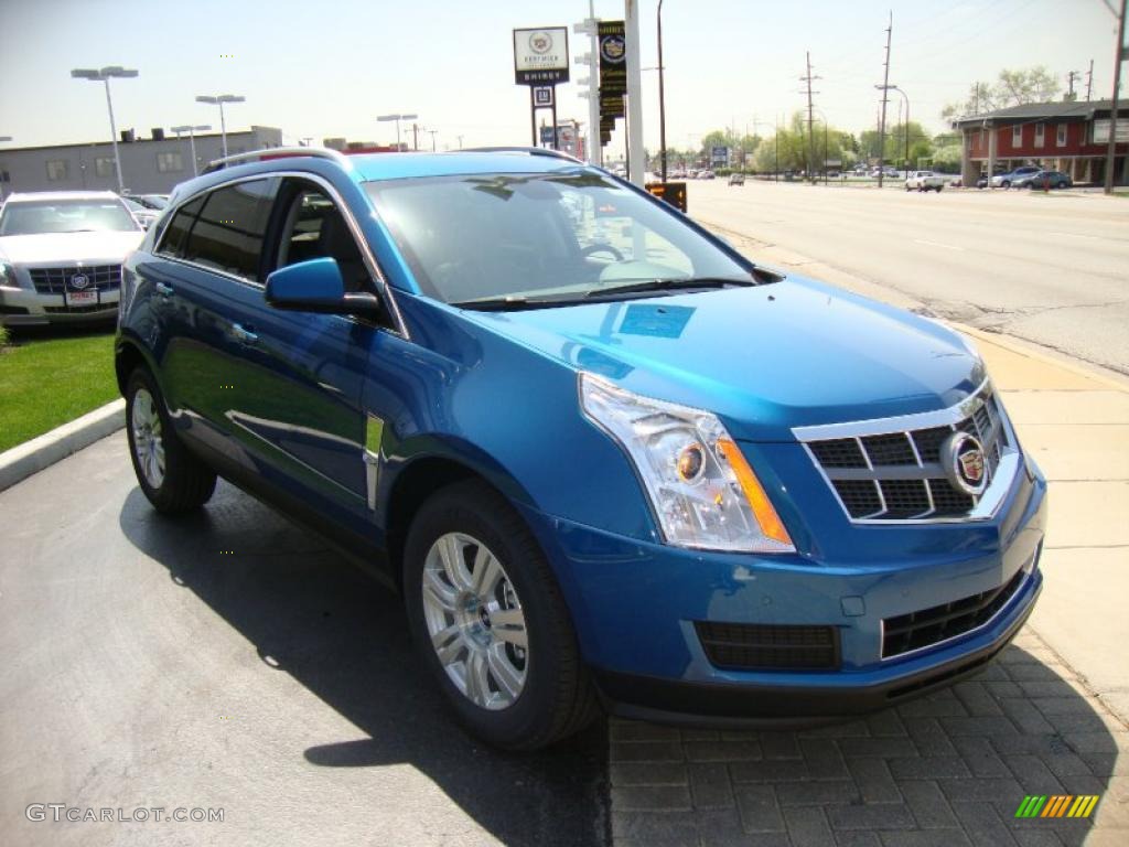 2010 SRX V6 - Caribbean Blue / Titanium/Ebony photo #2