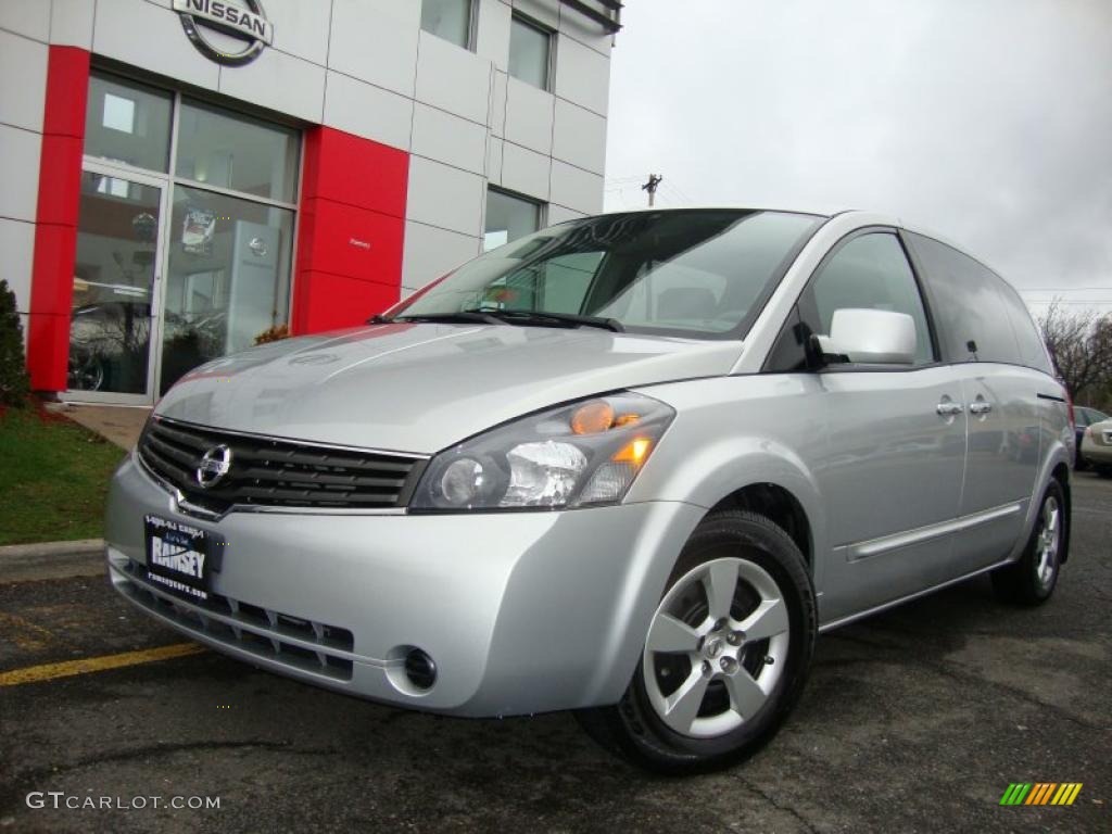 Radiant Silver Metallic Nissan Quest