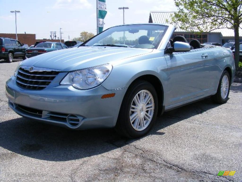 2009 Sebring Touring Convertible - Clearwater Blue Pearl / Dark Slate Gray photo #1