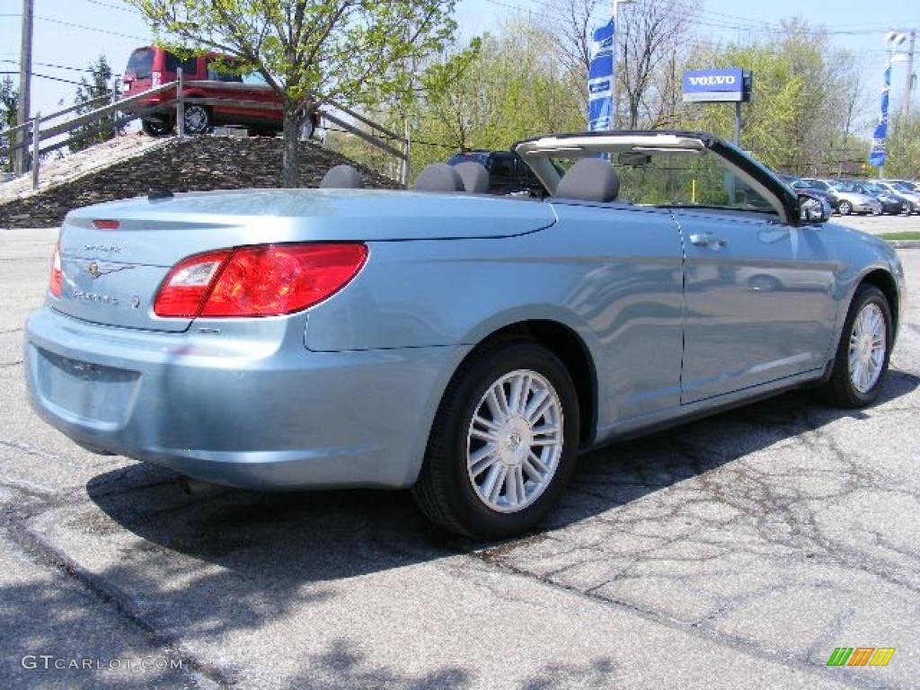 2009 Sebring Touring Convertible - Clearwater Blue Pearl / Dark Slate Gray photo #6