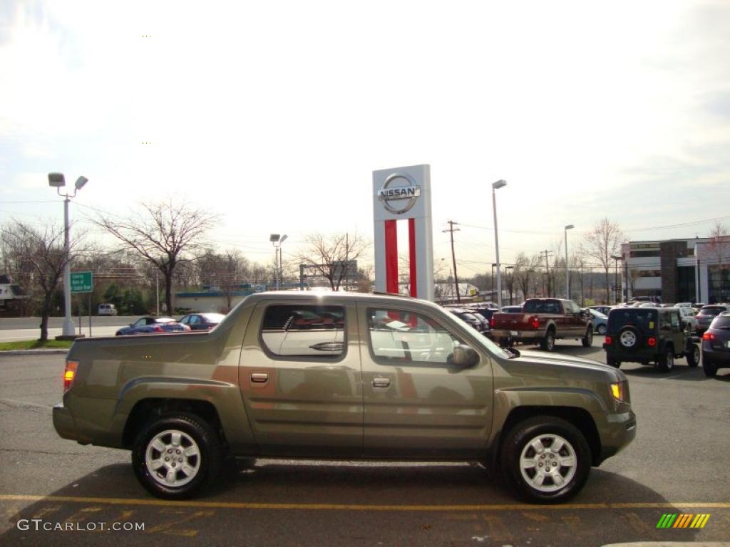 2007 Ridgeline RTL - Aberdeen Green Metallic / Olive photo #13