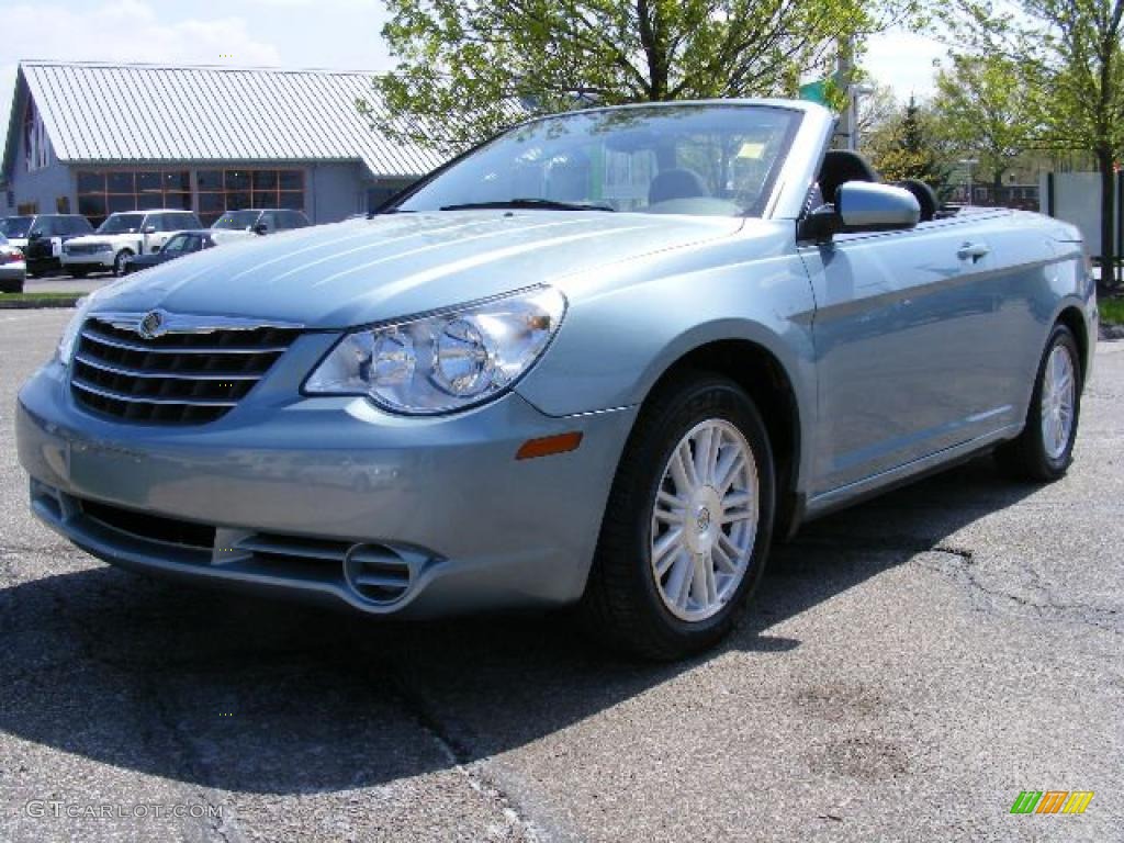 2009 Sebring Touring Convertible - Clearwater Blue Pearl / Dark Slate Gray photo #1