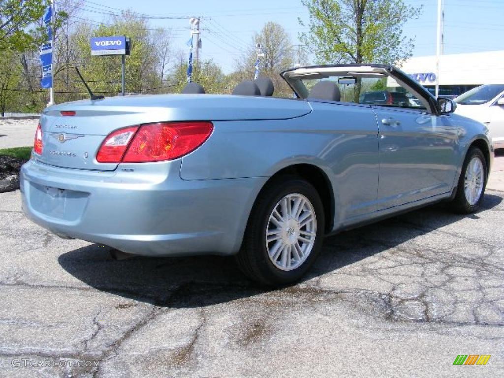 2009 Sebring Touring Convertible - Clearwater Blue Pearl / Dark Slate Gray photo #6