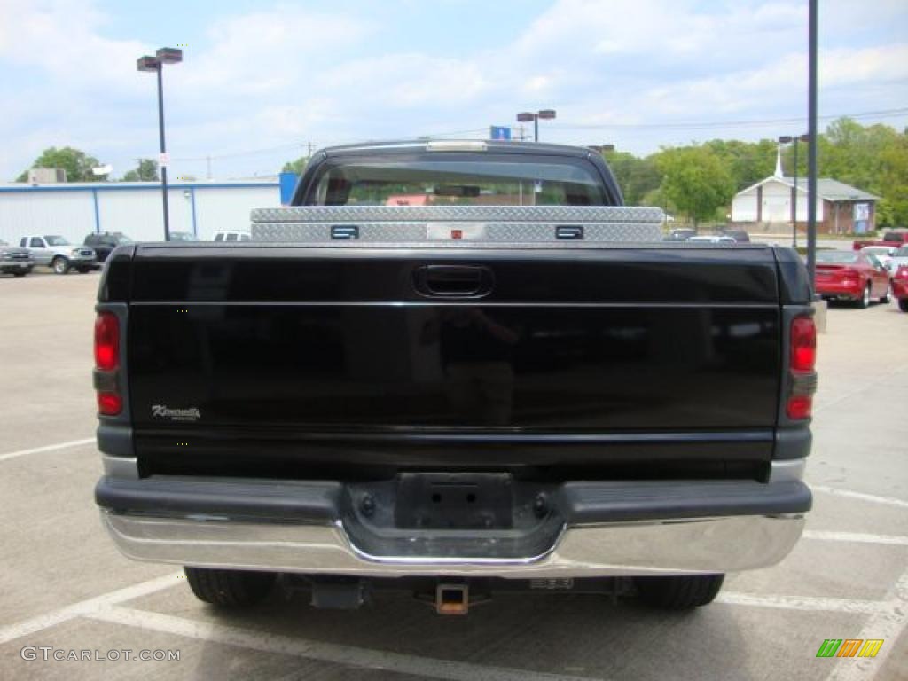 1999 Ram 1500 Regular Cab 4x4 - Black / Mist Gray photo #4