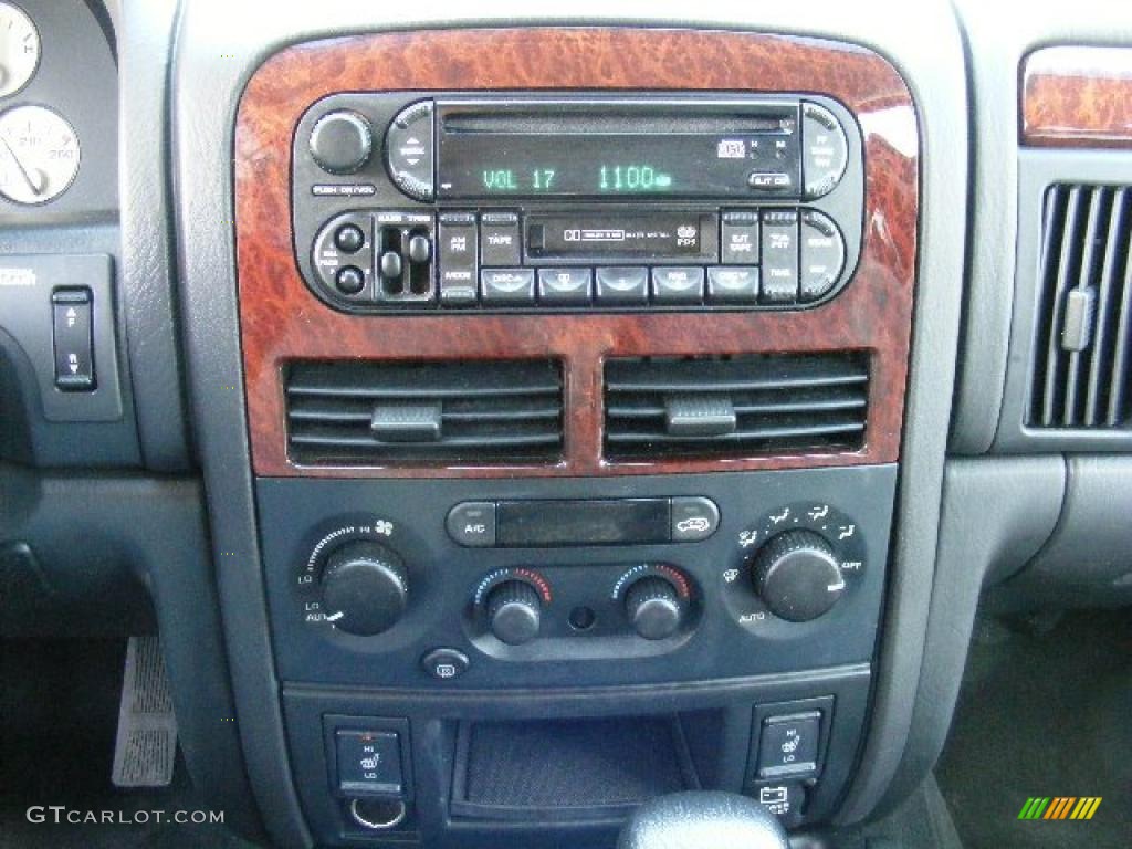 2003 Grand Cherokee Overland 4x4 - Bright Silver Metallic / Dark Slate Gray/Light Slate Gray photo #19