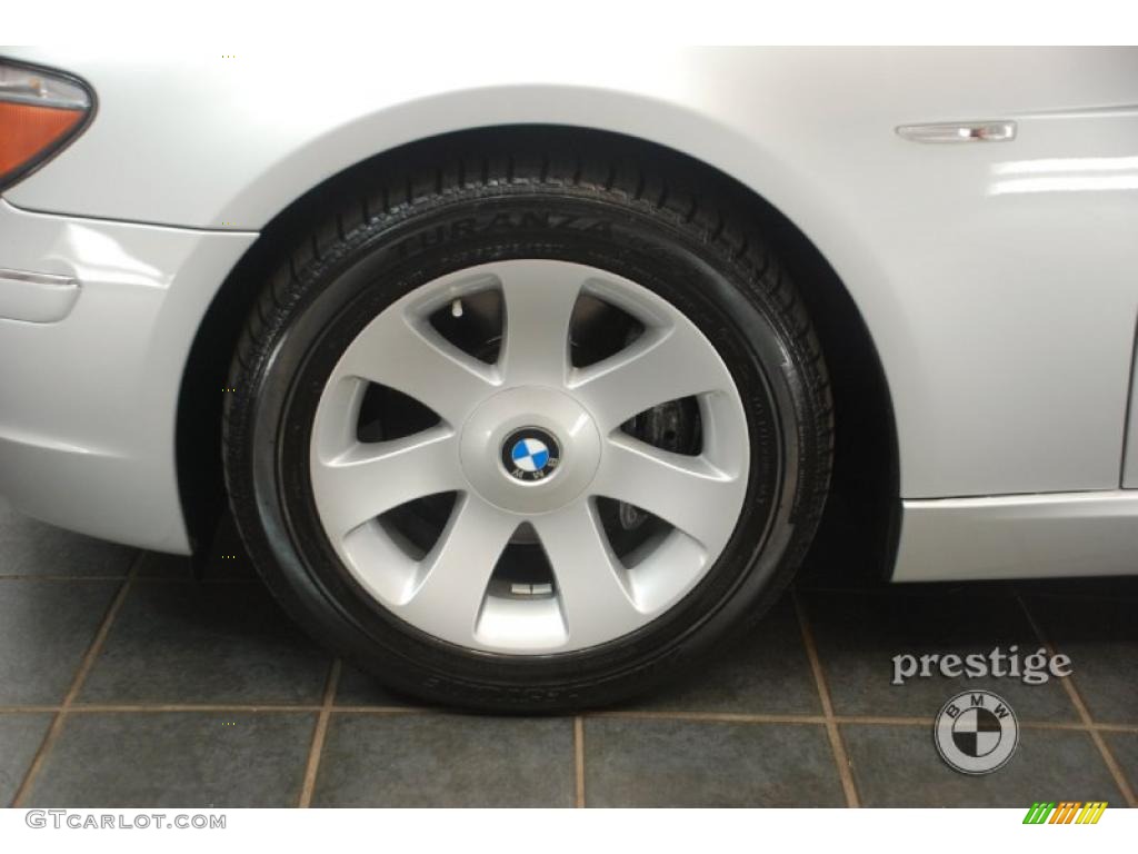 2008 7 Series 750i Sedan - Titanium Silver Metallic / Black photo #8