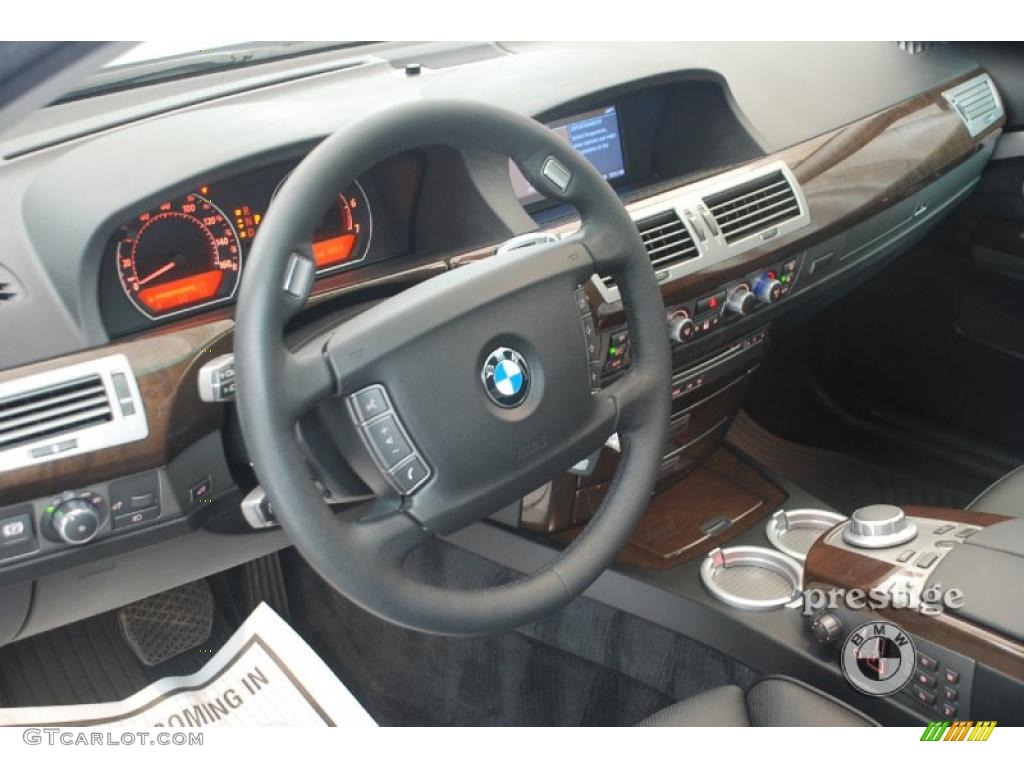 2008 7 Series 750i Sedan - Titanium Silver Metallic / Black photo #15