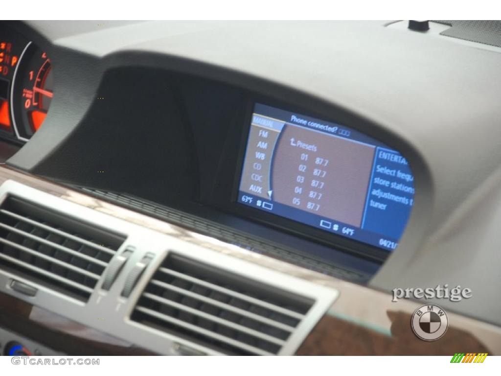2008 7 Series 750i Sedan - Titanium Silver Metallic / Black photo #16