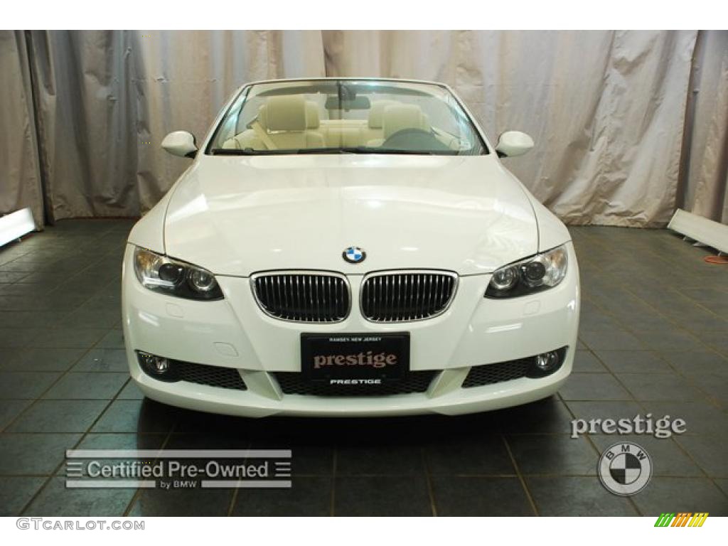 2007 3 Series 335i Convertible - Alpine White / Cream Beige photo #6