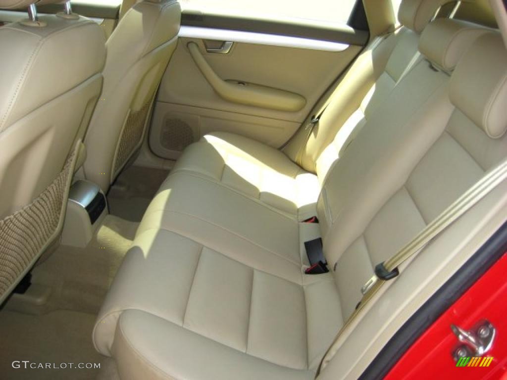 2006 A4 2.0T quattro Sedan - Brilliant Red / Beige photo #14