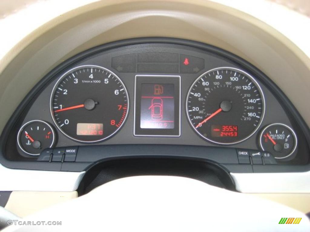 2006 A4 2.0T quattro Sedan - Brilliant Red / Beige photo #21