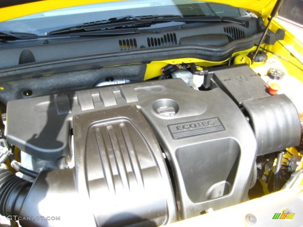 2007 Cobalt LS Coupe - Rally Yellow / Gray photo #10