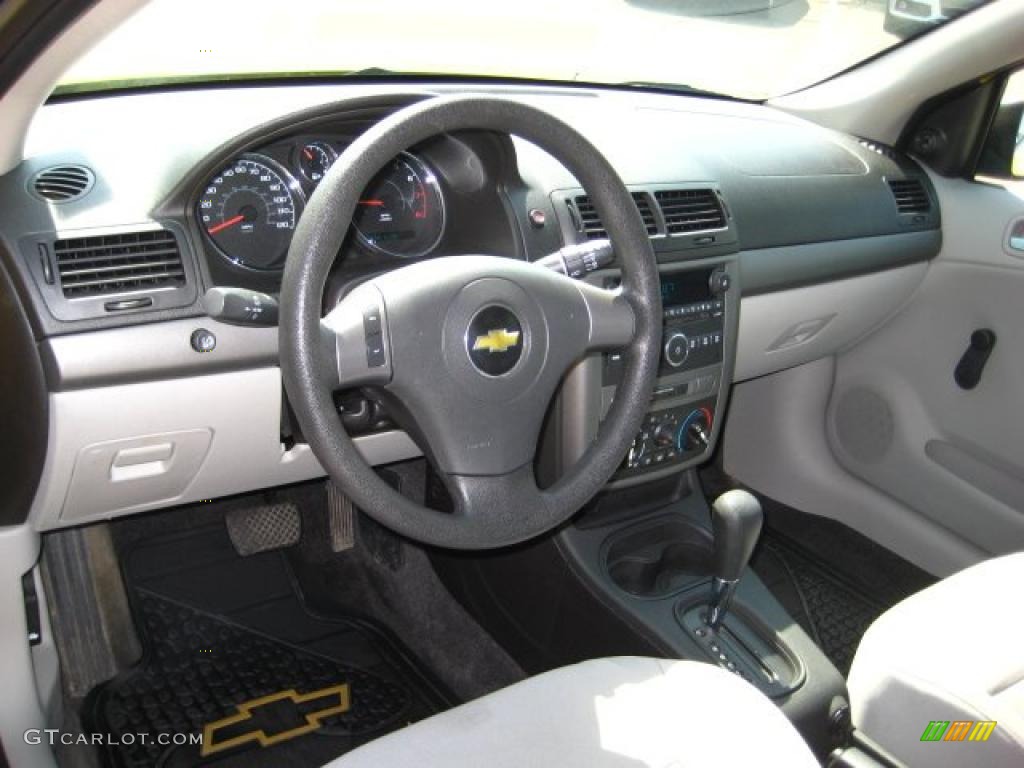 2007 Cobalt LS Coupe - Rally Yellow / Gray photo #11