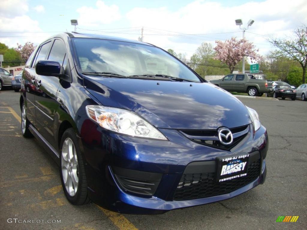 2008 MAZDA5 Sport - Stormy Blue / Black photo #14