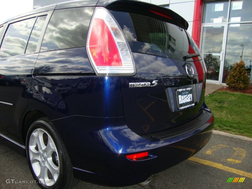 2008 MAZDA5 Sport - Stormy Blue / Black photo #18