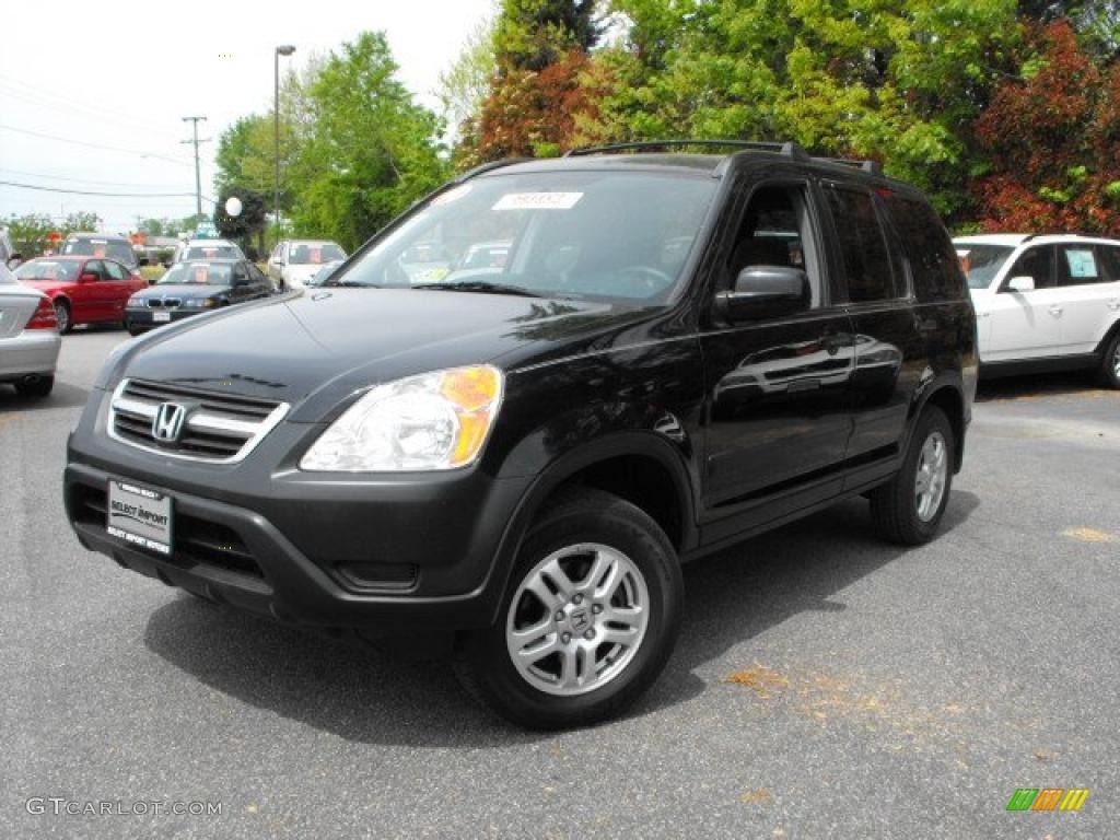 2004 CR-V EX 4WD - Nighthawk Black Pearl / Black photo #1