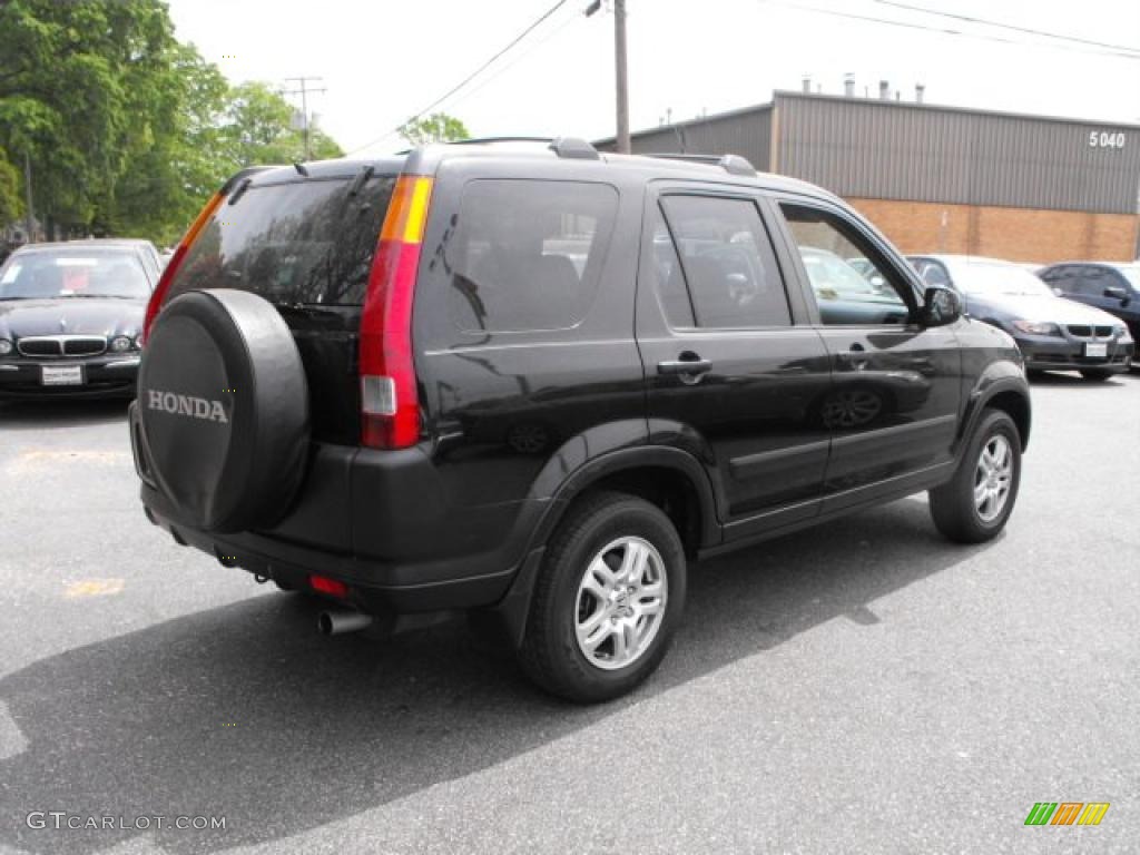 2004 CR-V EX 4WD - Nighthawk Black Pearl / Black photo #5