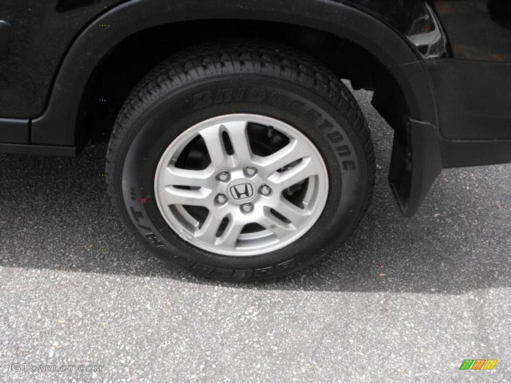 2004 CR-V EX 4WD - Nighthawk Black Pearl / Black photo #22