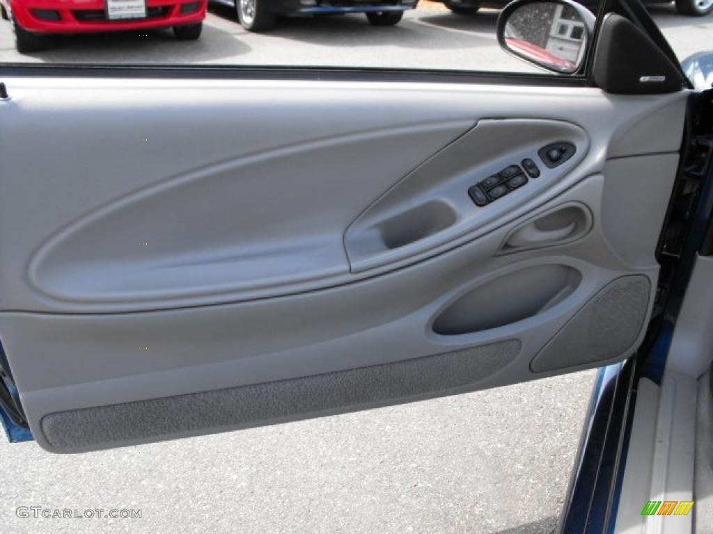 1998 Mustang GT Convertible - Atlantic Blue Metallic / Medium Graphite photo #6