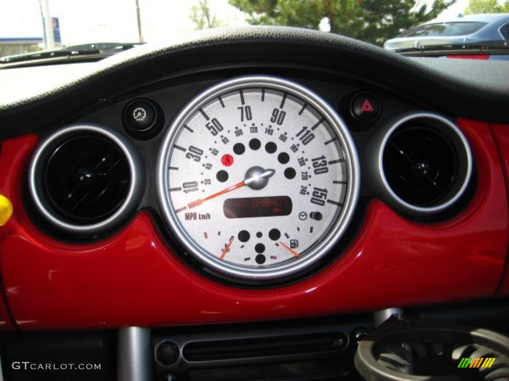 2008 Cooper Convertible - Chili Red / Panther Black photo #18