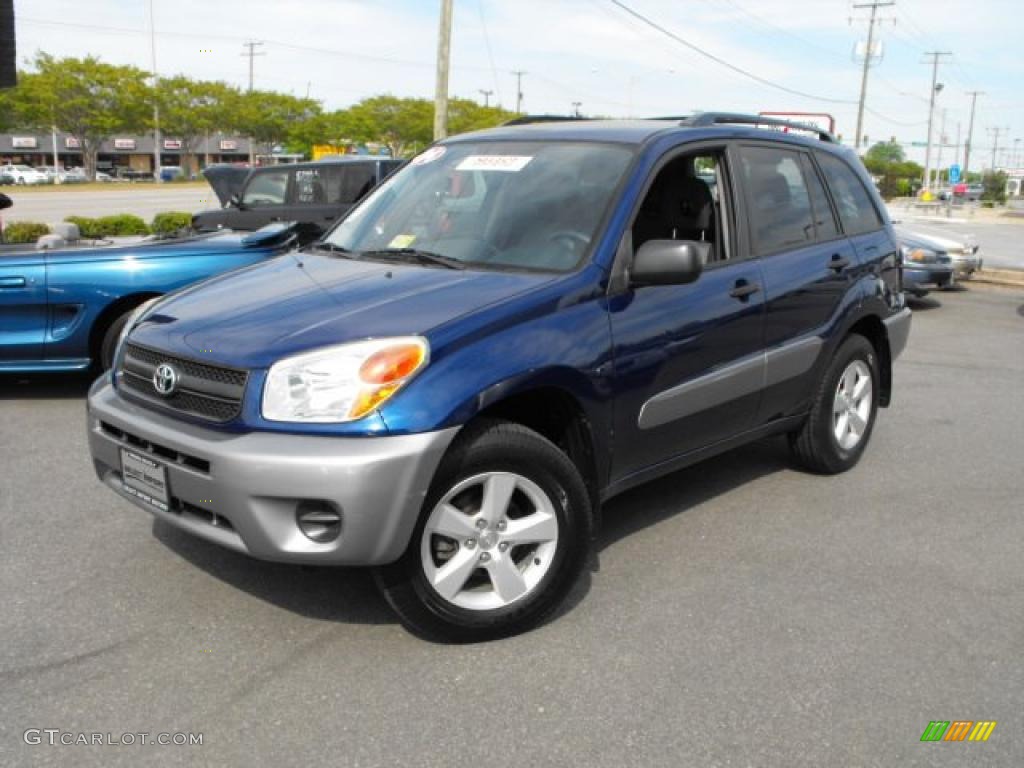 2004 RAV4  - Spectra Blue Mica / Dark Charcoal photo #2