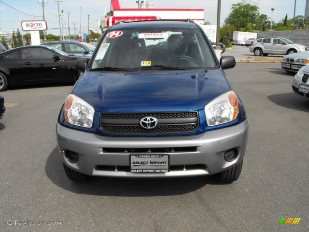 2004 RAV4  - Spectra Blue Mica / Dark Charcoal photo #3