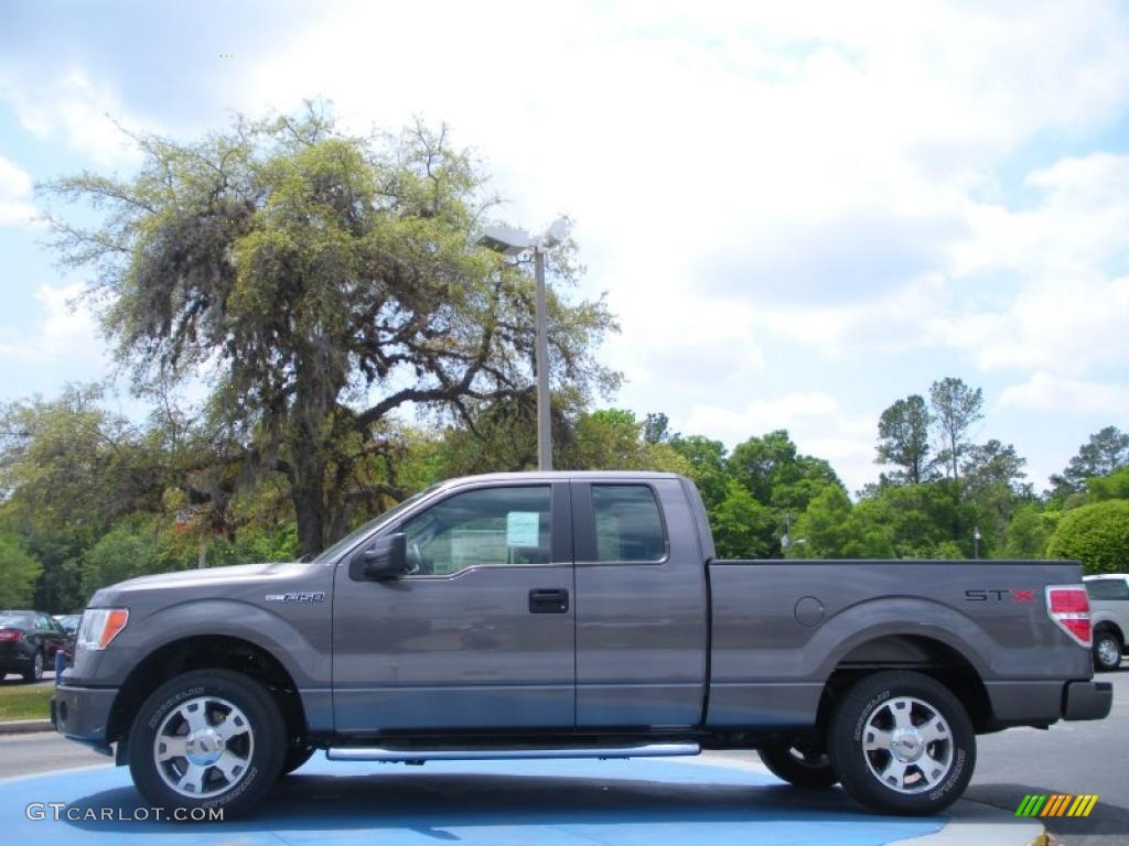 2010 F150 STX SuperCab - Sterling Grey Metallic / Medium Stone photo #2