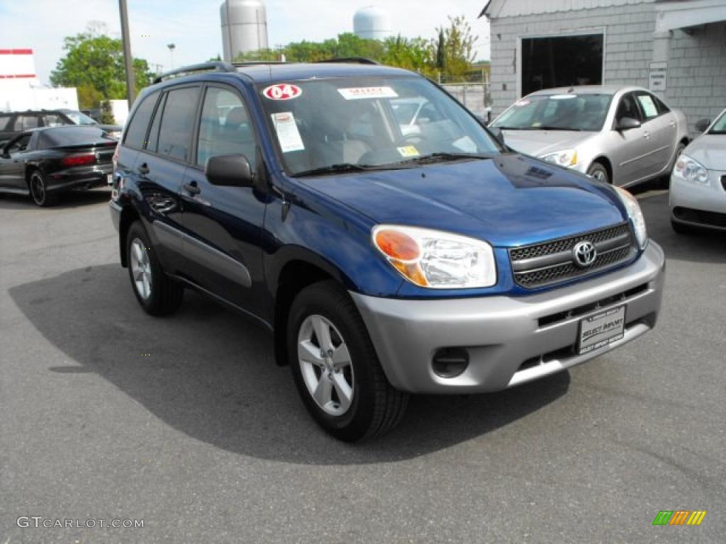 2004 RAV4  - Spectra Blue Mica / Dark Charcoal photo #4
