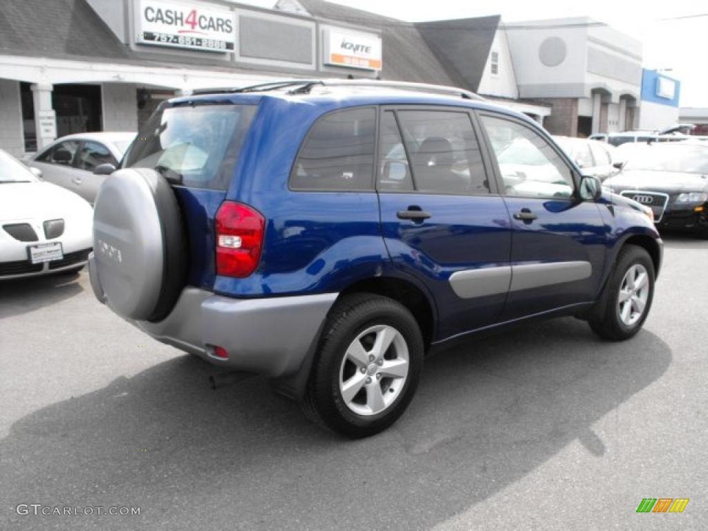 2004 RAV4  - Spectra Blue Mica / Dark Charcoal photo #5