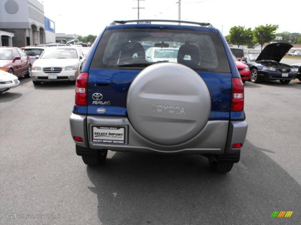 2004 RAV4  - Spectra Blue Mica / Dark Charcoal photo #6
