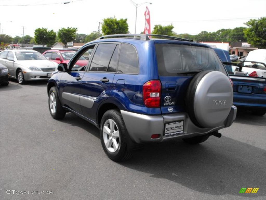 2004 RAV4  - Spectra Blue Mica / Dark Charcoal photo #7