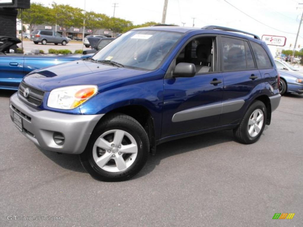 2004 RAV4  - Spectra Blue Mica / Dark Charcoal photo #8