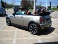 2008 Sparkling Silver Metallic Mini Cooper S Convertible Sidewalk Edition  photo #6