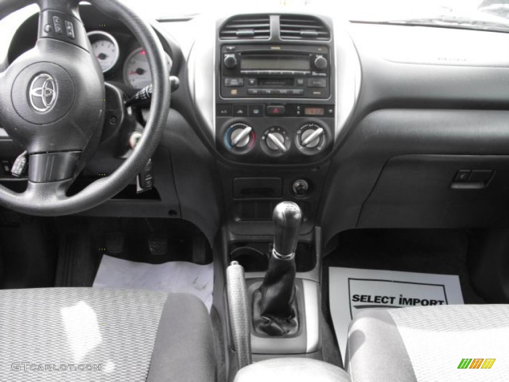 2004 RAV4  - Spectra Blue Mica / Dark Charcoal photo #11