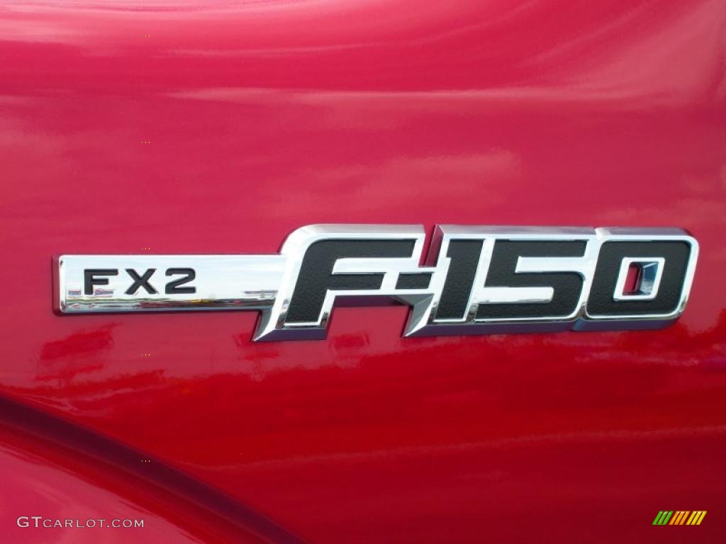 2010 F150 FX2 SuperCab - Red Candy Metallic / Black photo #4