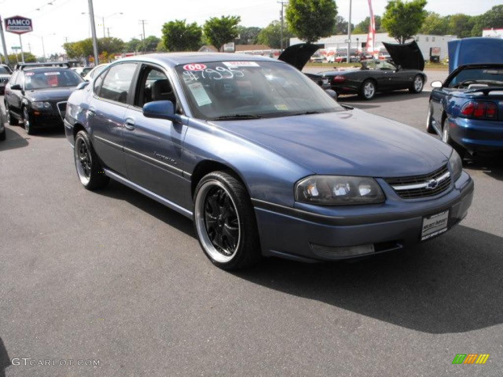 2000 Impala LS - Medium Regal Blue Metallic / Medium Gray photo #3
