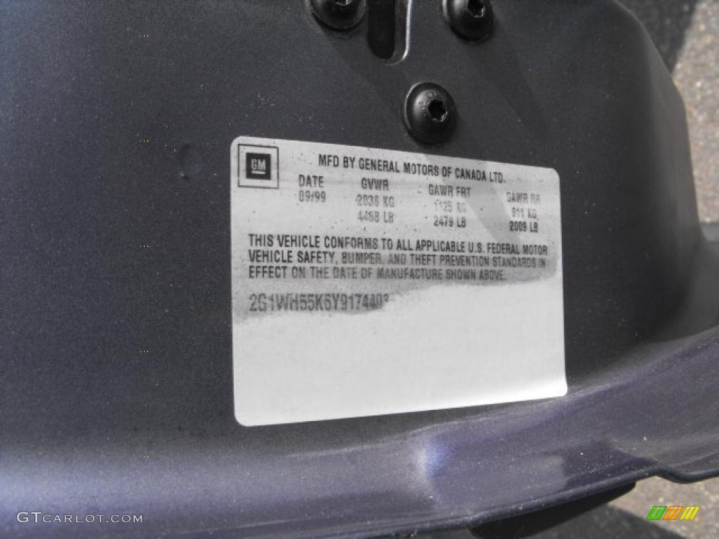 2000 Impala LS - Medium Regal Blue Metallic / Medium Gray photo #21