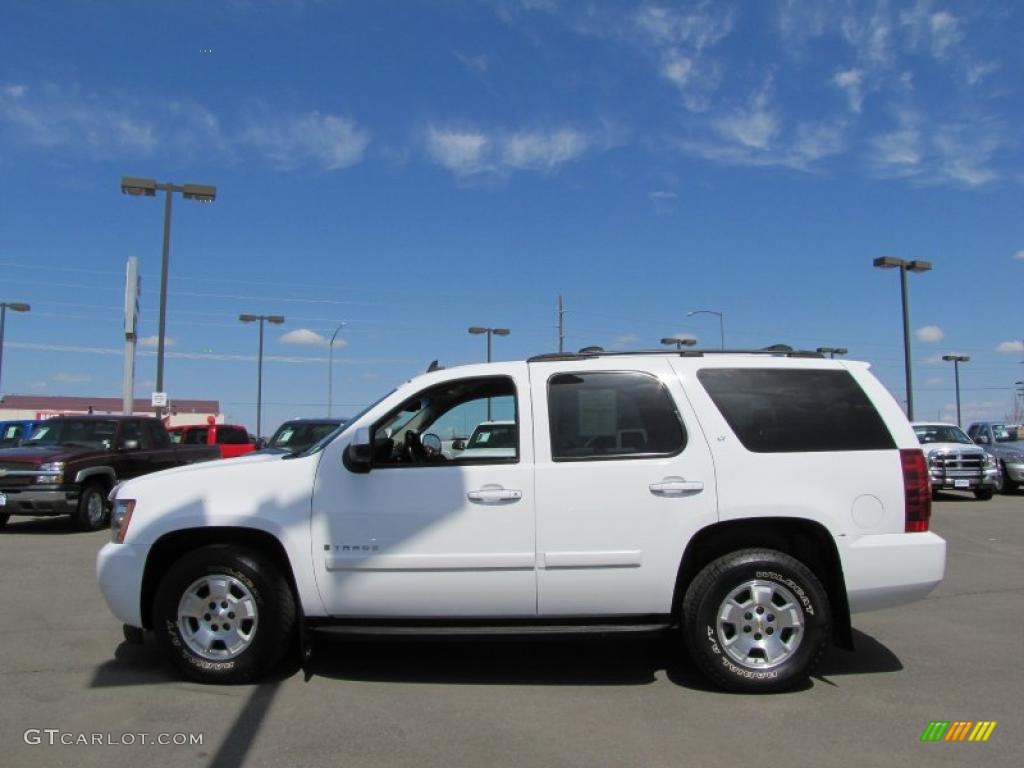 2007 Tahoe LT 4x4 - Summit White / Ebony photo #1