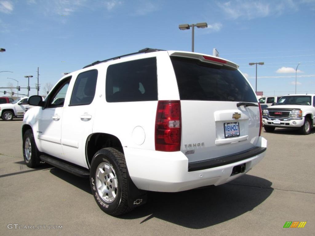 2007 Tahoe LT 4x4 - Summit White / Ebony photo #3