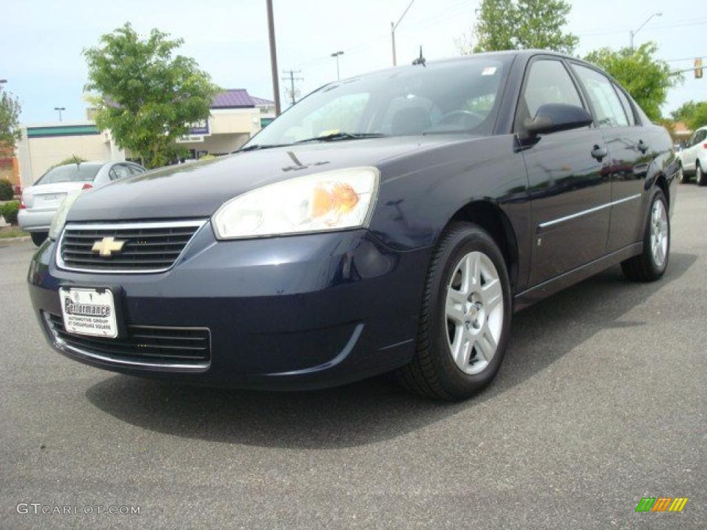 2006 Malibu LT V6 Sedan - Dark Blue Metallic / Titanium Gray photo #1