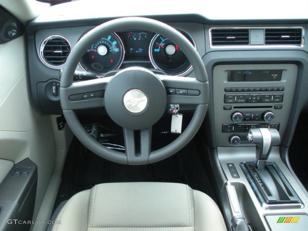 2010 Mustang V6 Coupe - Torch Red / Stone photo #7