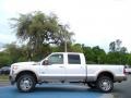 White Platinum Tri-Coat Metallic - F350 Super Duty King Ranch Crew Cab 4x4 Photo No. 2